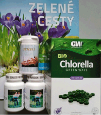 Systém Symbi - SYMBI I 1 x + SYMBI II 2 x + BIO CHLORELLA GREEN WAYS v tabletách